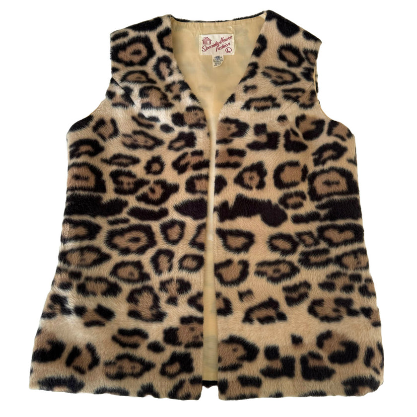 '60s LEOPARD VEST