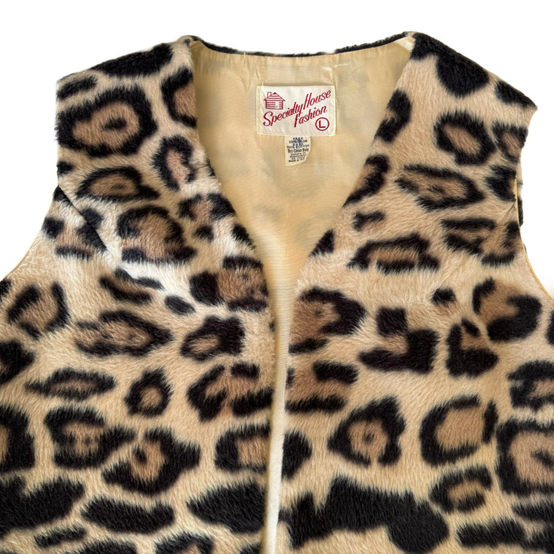 '60s LEOPARD VEST