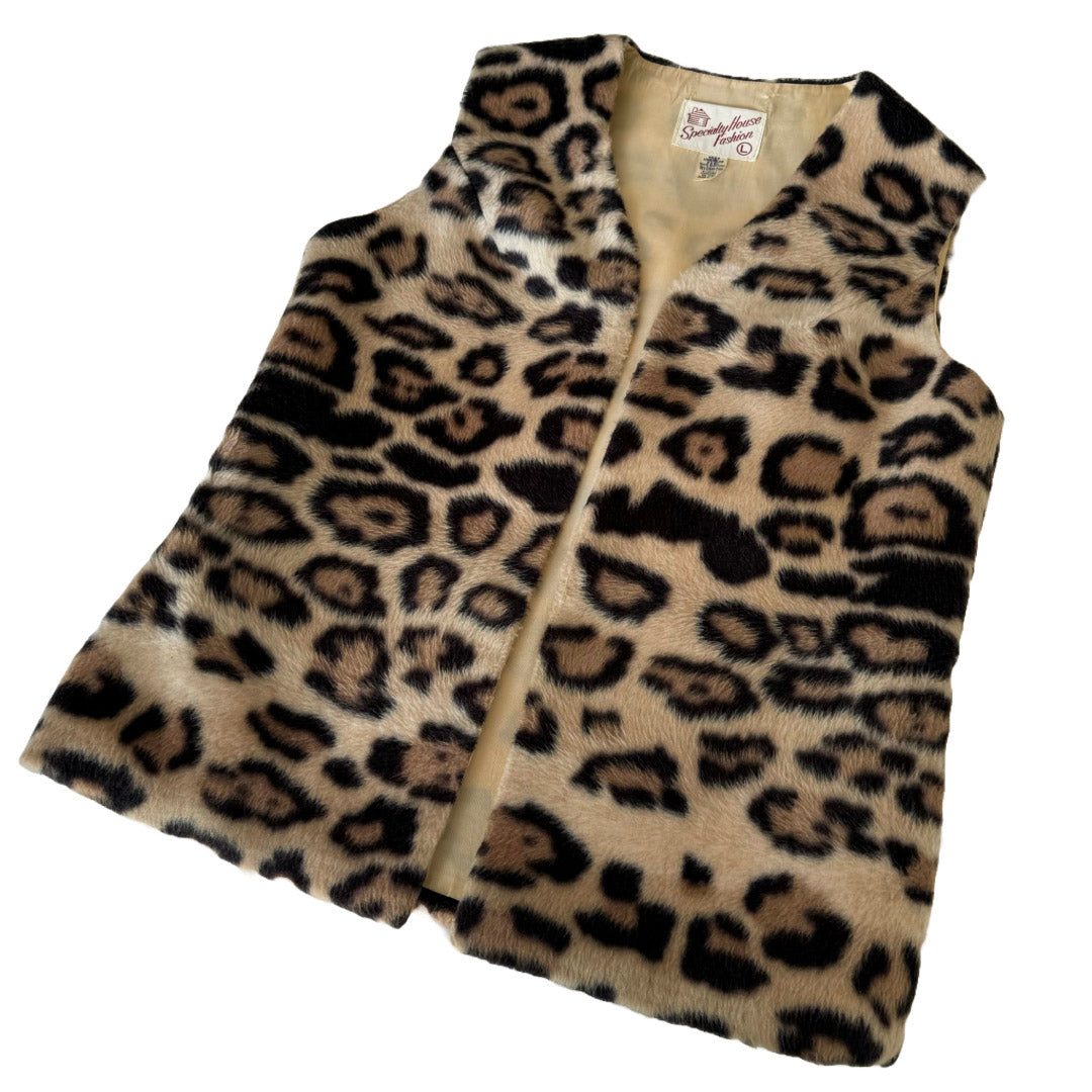'60s LEOPARD VEST