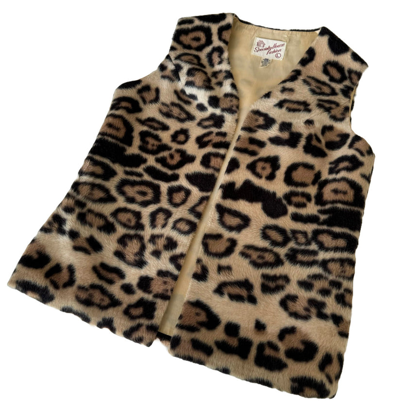 '60s LEOPARD VEST