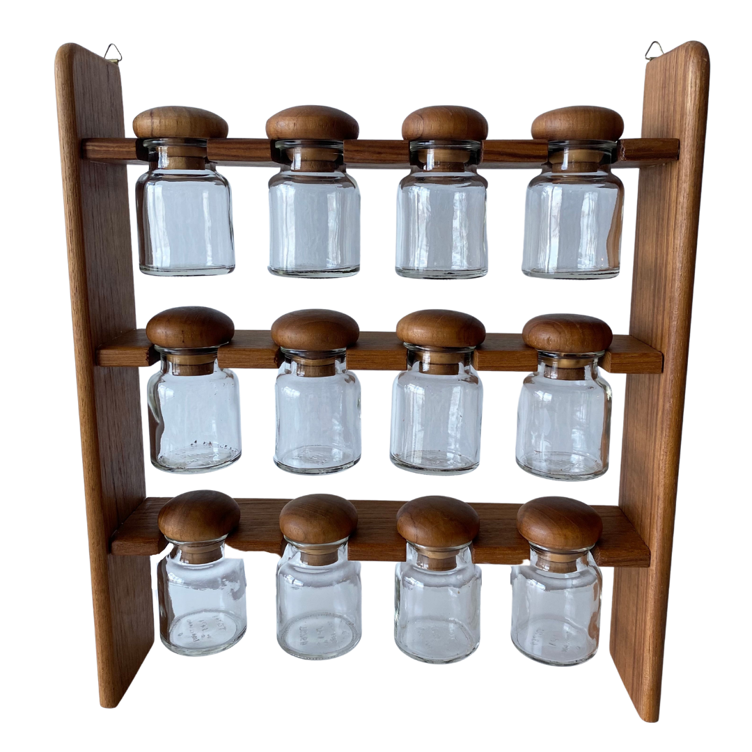 Teak spice rack hotsell