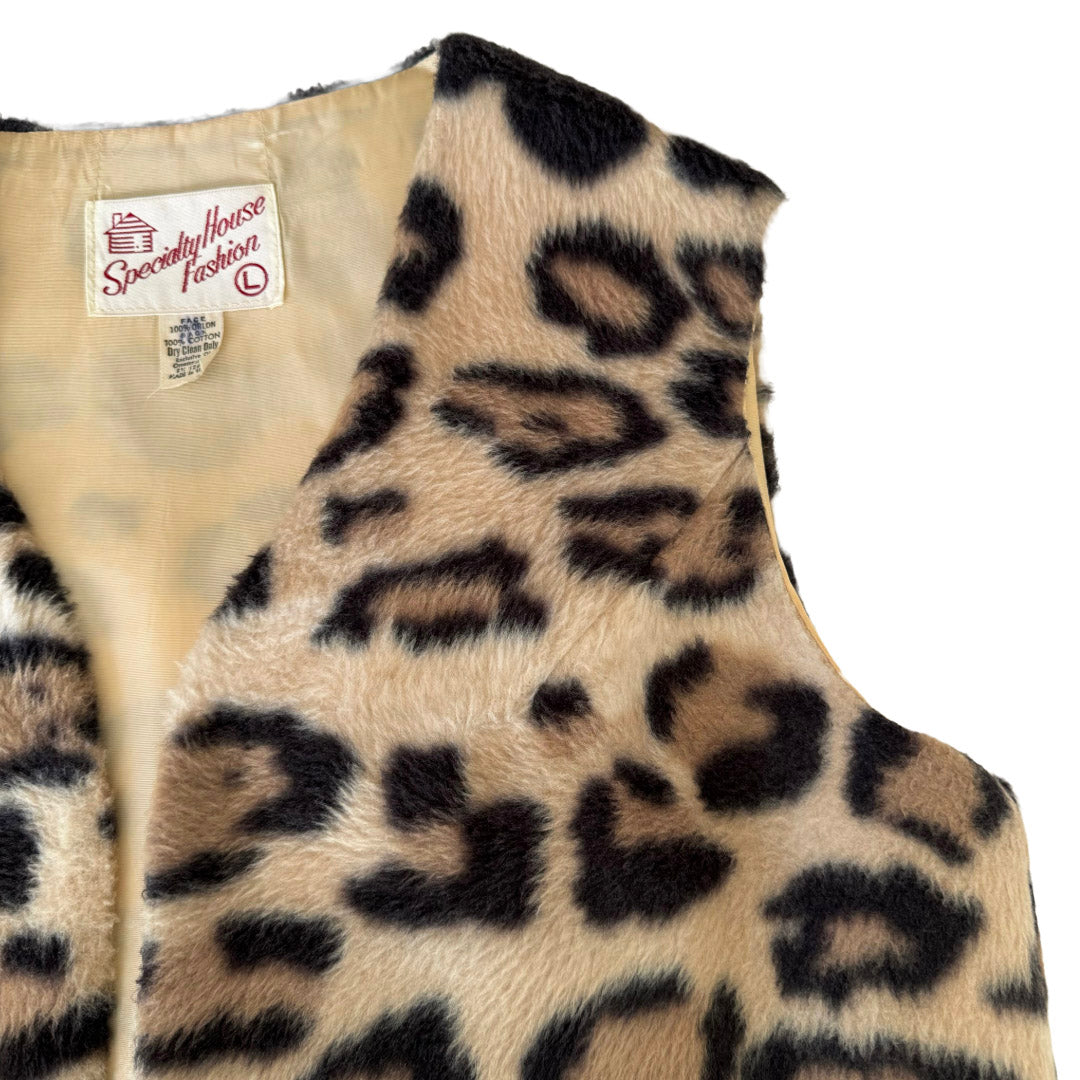 60'S LEOPARD VEST