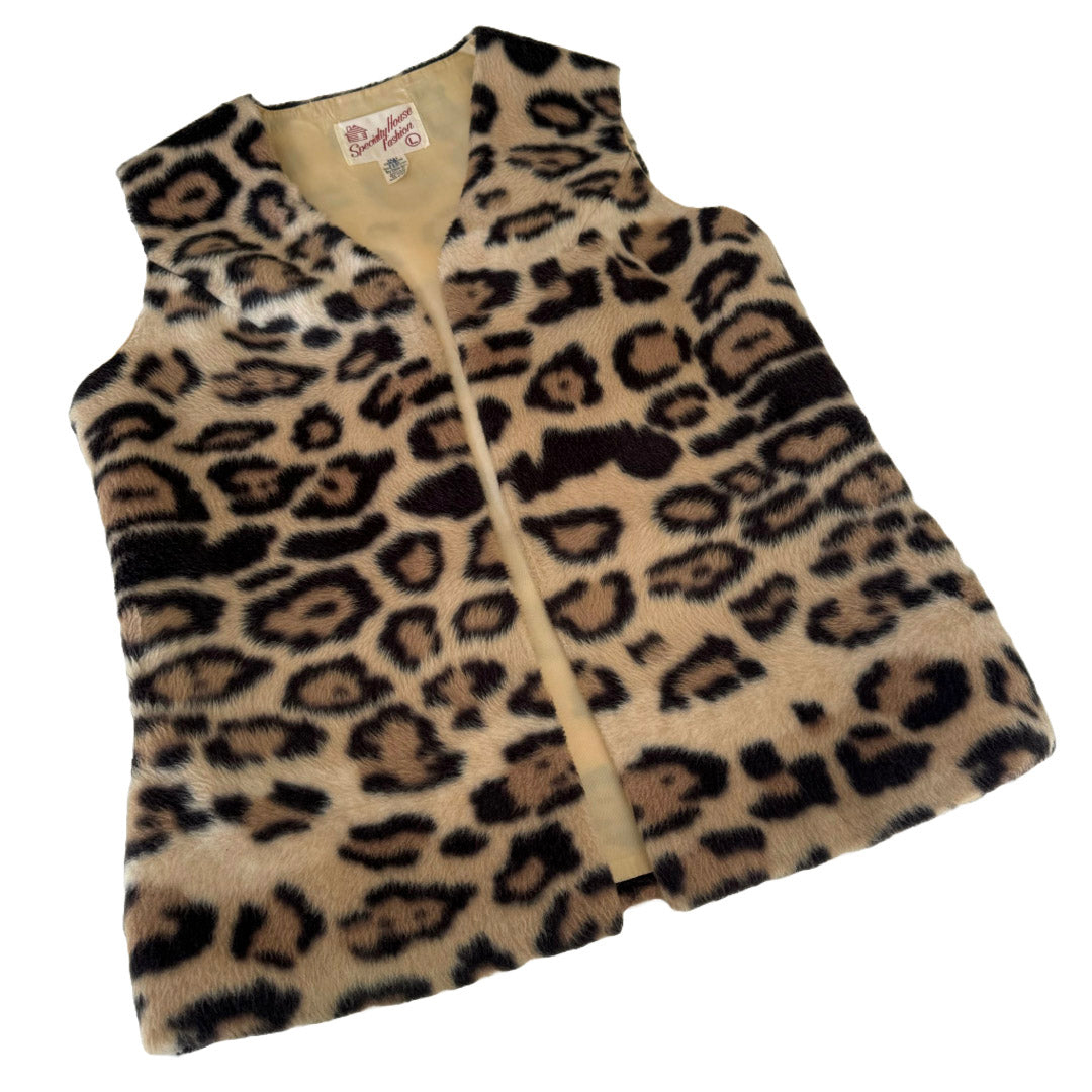 60'S LEOPARD VEST