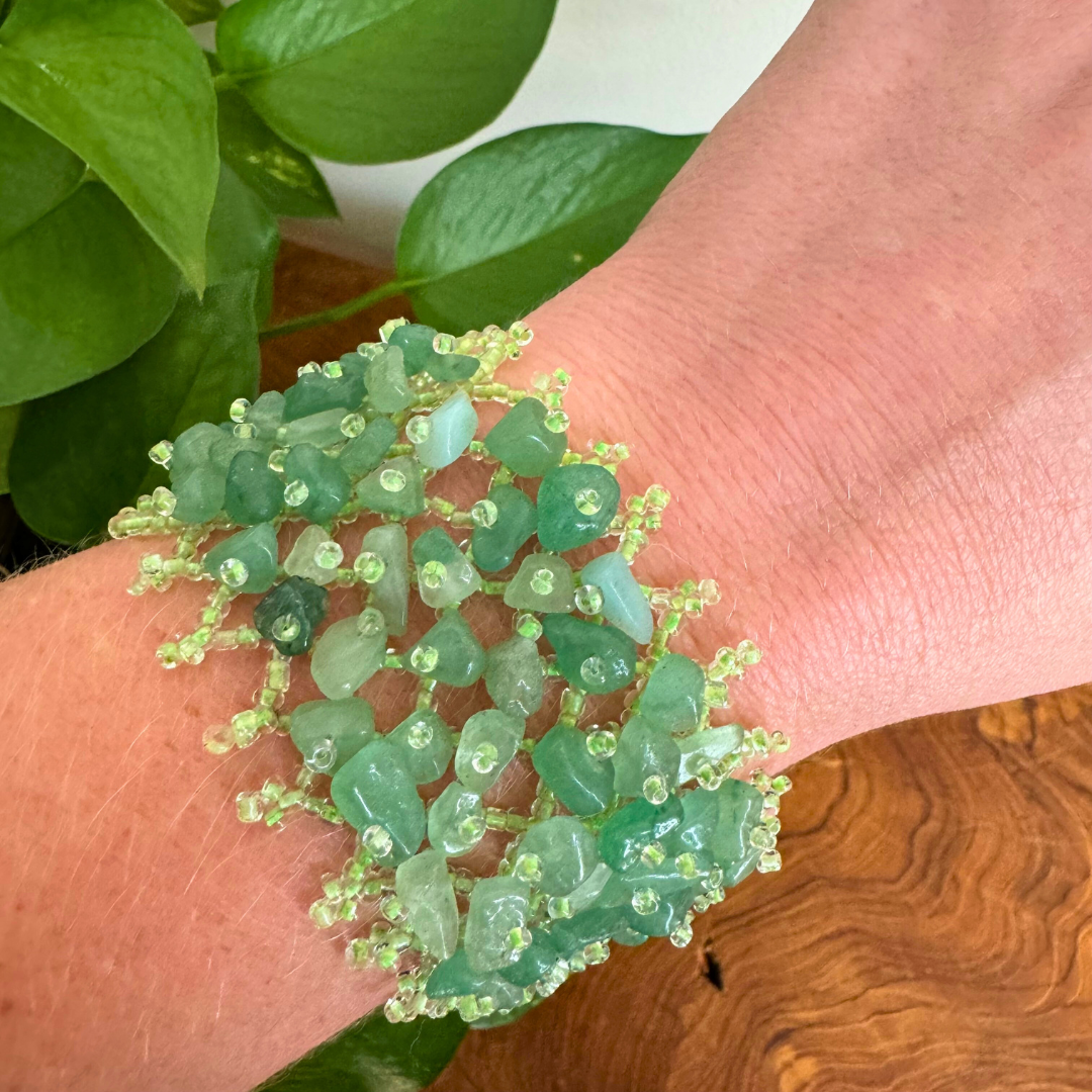 JADE BEADED BRACELET