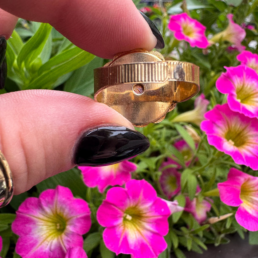 '70s PISCES ZODIAC ADJUSTABLE RING