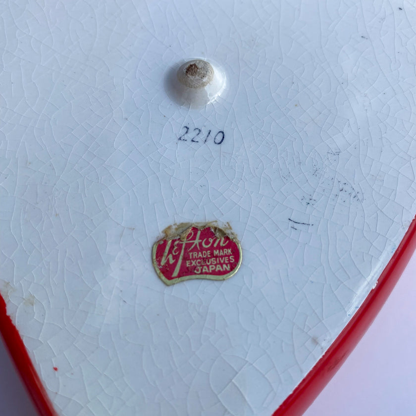 1950s LEFTON CHERUB HEART JEWELRY BOX