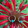 MINI TURQUOISE & STERLING HUGGIES