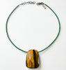 MALACHITE, TIGERS EYE & STERLING