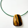 MALACHITE, TIGERS EYE & STERLING