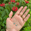 MINI TURQUOISE & STERLING HUGGIES