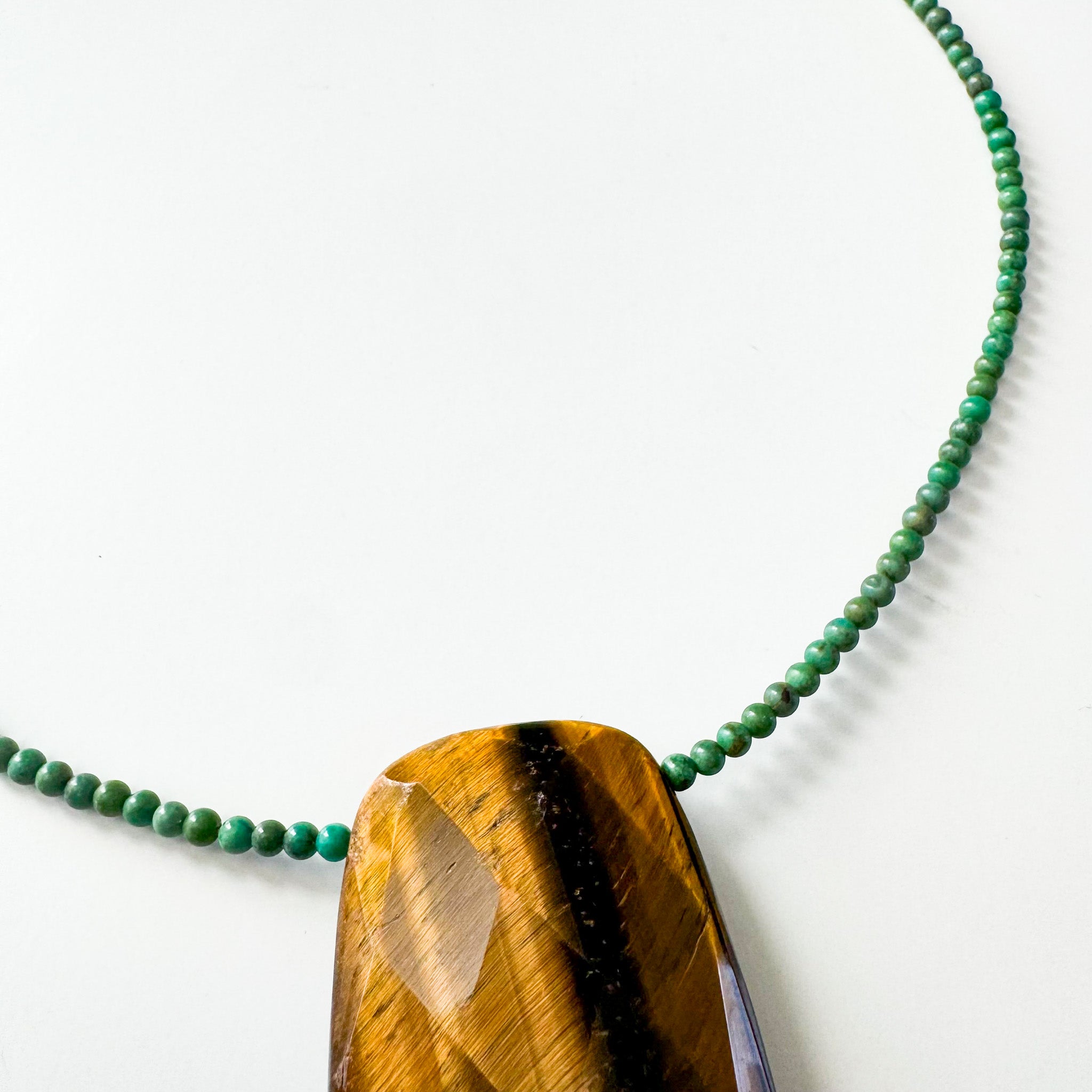 MALACHITE, TIGERS EYE & STERLING