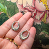 '60s SMALL STERLING SCALLOPS