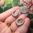 '60s SMALL STERLING SCALLOPS