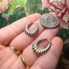 '60s SMALL STERLING SCALLOPS