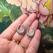 '60s SMALL STERLING SCALLOPS