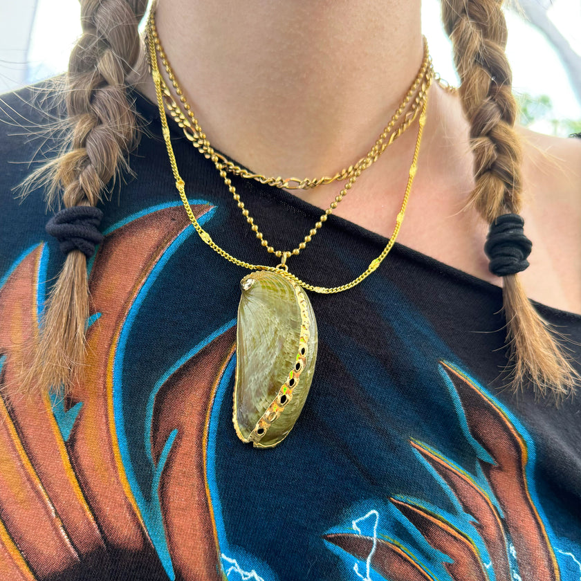 '70s GOLD DIPPED ABALONE