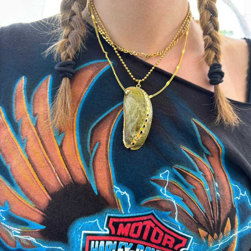 '70s GOLD DIPPED ABALONE