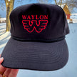 VINTAGE WAYLON JENNINGS ROPE SNAPBACK TRUCKER HAT – DEADSTOCK