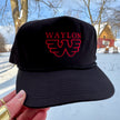 VINTAGE WAYLON JENNINGS ROPE SNAPBACK TRUCKER HAT – DEADSTOCK