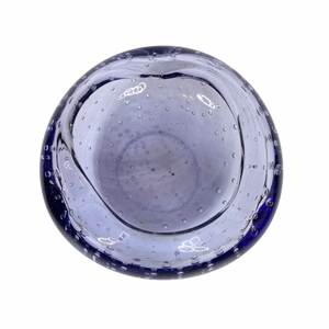 PURPLE MURANO GLASS ASHTRAY