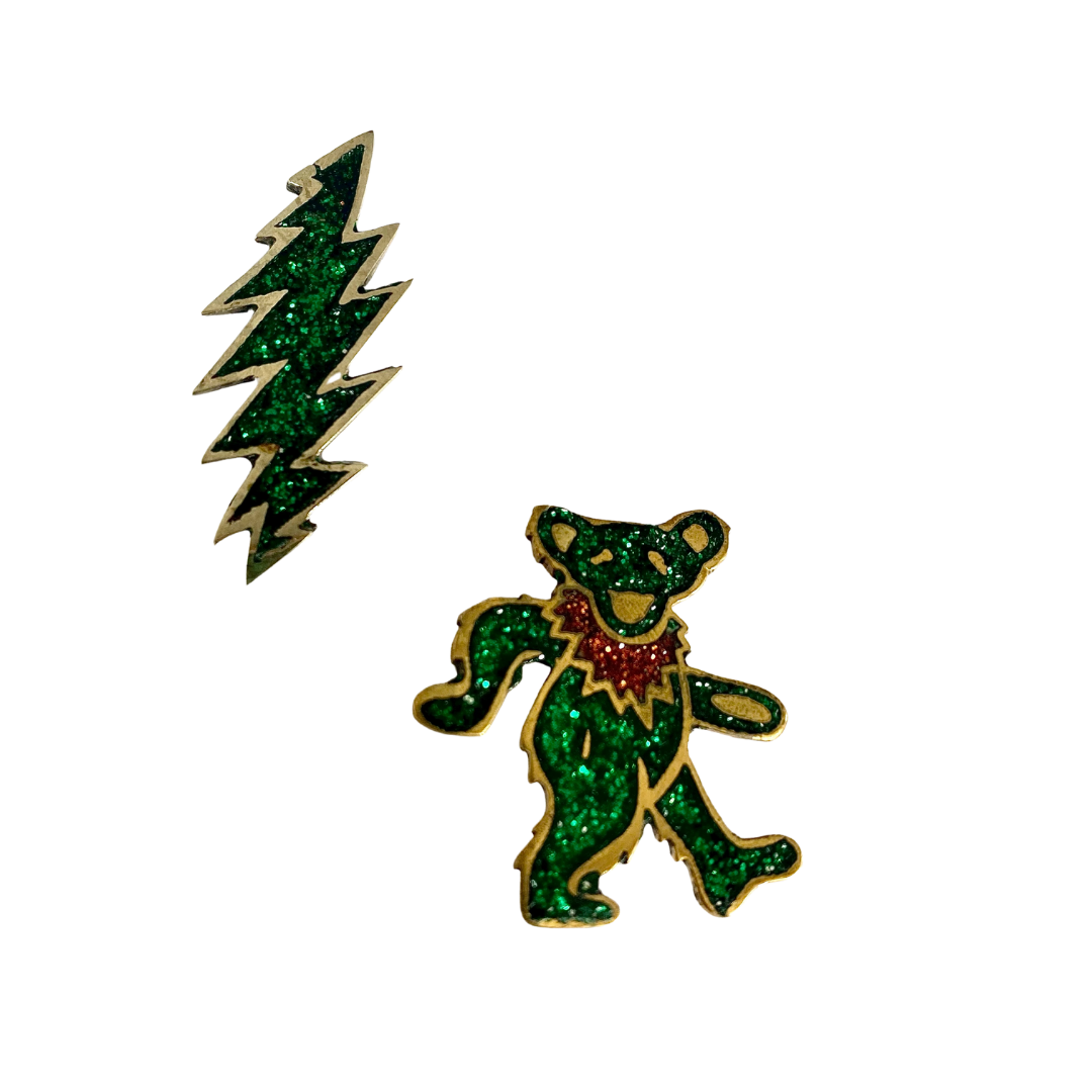 GD DANCING BEAR & BOLT PIN SET