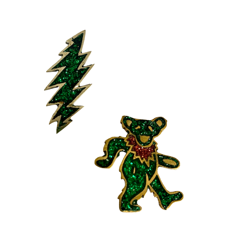 GD DANCING BEAR & BOLT PIN SET