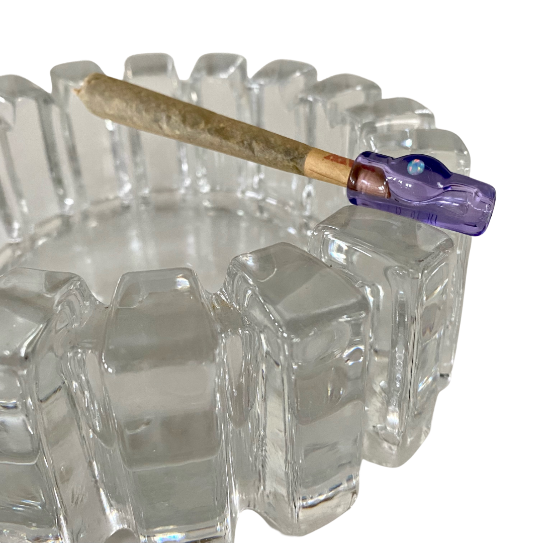 HEAVYWEIGHT GLASS ASHTRAY