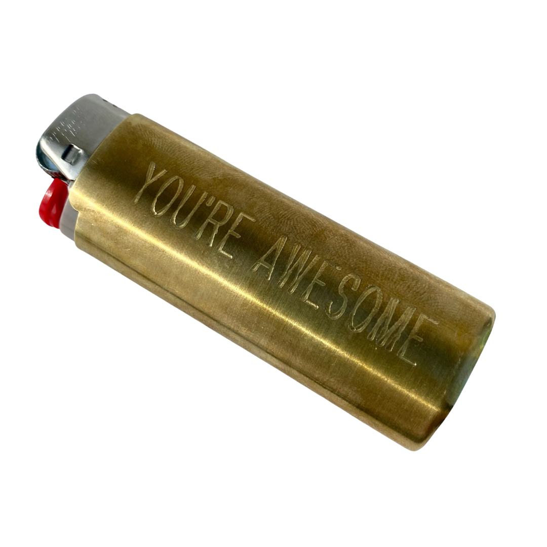 VINTAGE YOU'RE AWESOME LIGHTER CASE