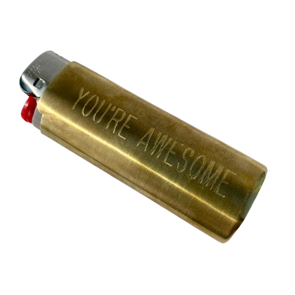 VINTAGE YOU'RE AWESOME LIGHTER CASE