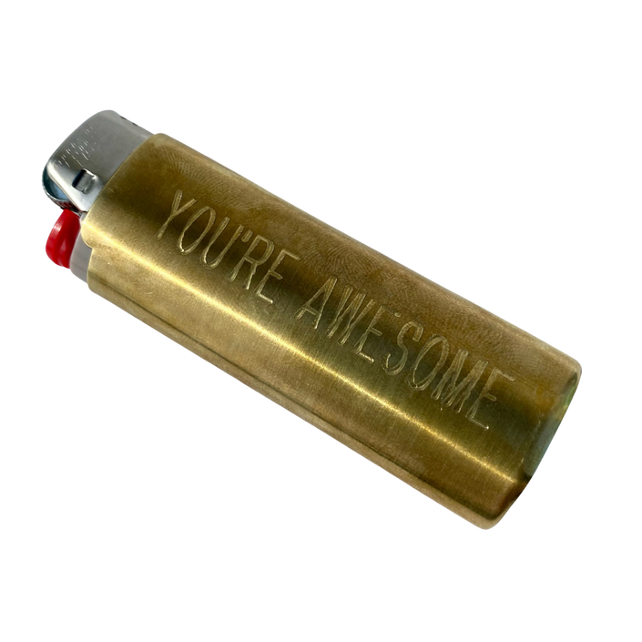 VINTAGE YOU'RE AWESOME LIGHTER CASE