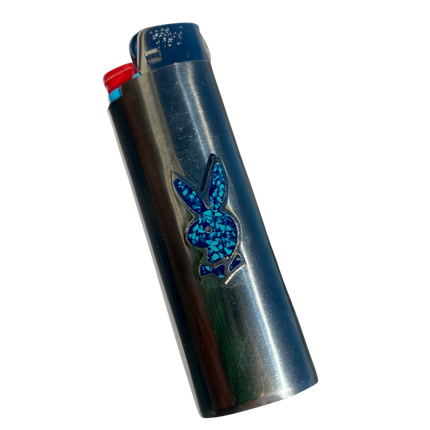 TURQUOISE PLAYBOY LIGHTER CASE