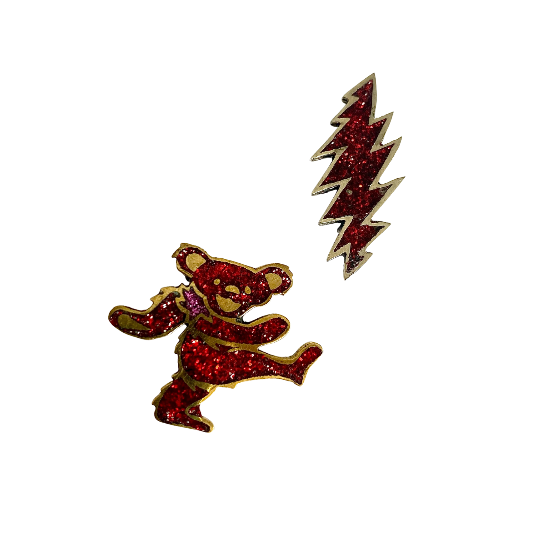 GD DANCING BEAR & BOLT PIN SET