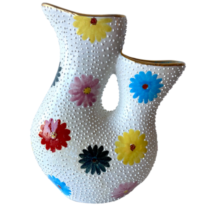 MCM HAND PAINTED ITALIAN CERAMIC VASE