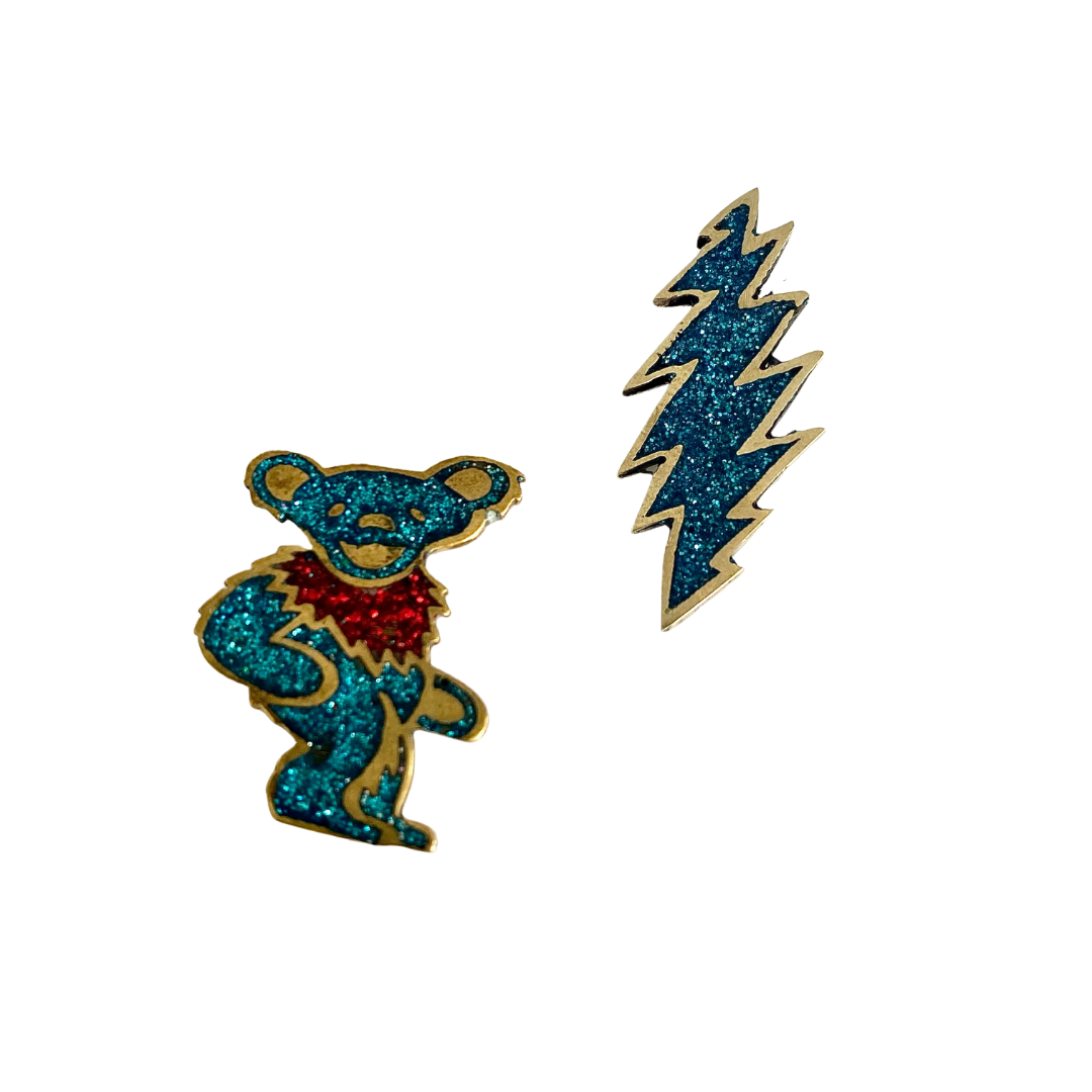 GD DANCING BEAR & BOLT PIN SET