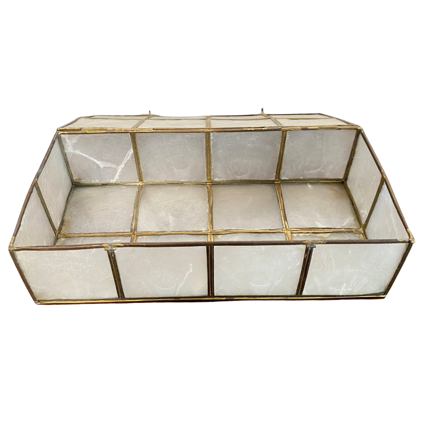 CAPIZ SHELL STASH BOX