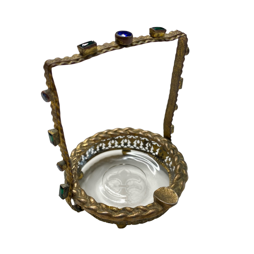 BEJEWELED HANDLE ASHTRAY