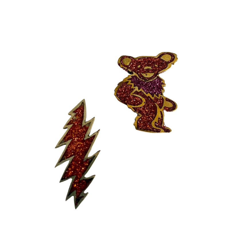 GD DANCING BEAR & BOLT PIN SET