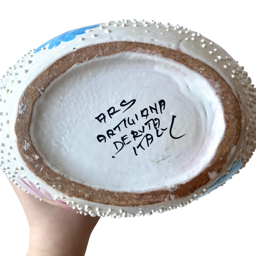 MCM HAND PAINTED ITALIAN CERAMIC VASE