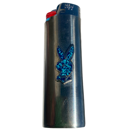 TURQUOISE PLAYBOY LIGHTER CASE