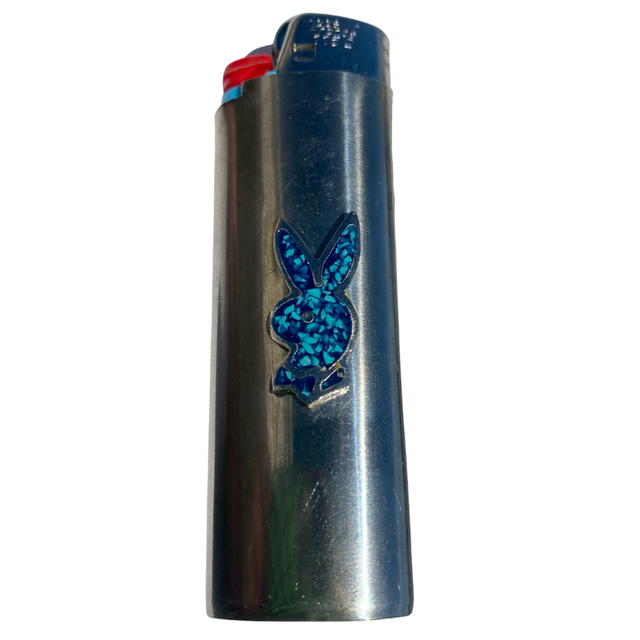 TURQUOISE PLAYBOY LIGHTER CASE