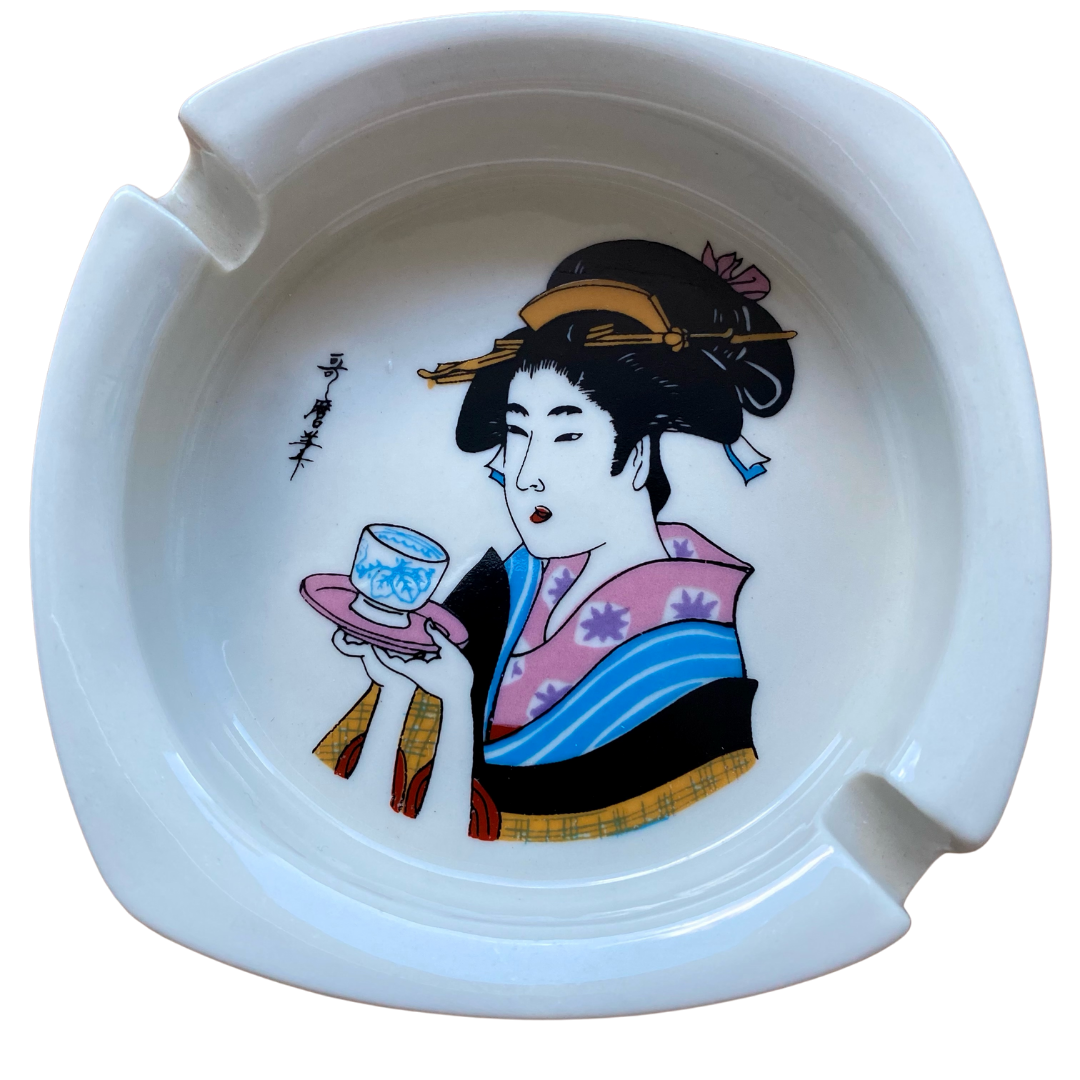 GEISHA TEA TIME ASHTRAY