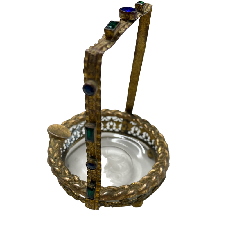 BEJEWELED HANDLE ASHTRAY