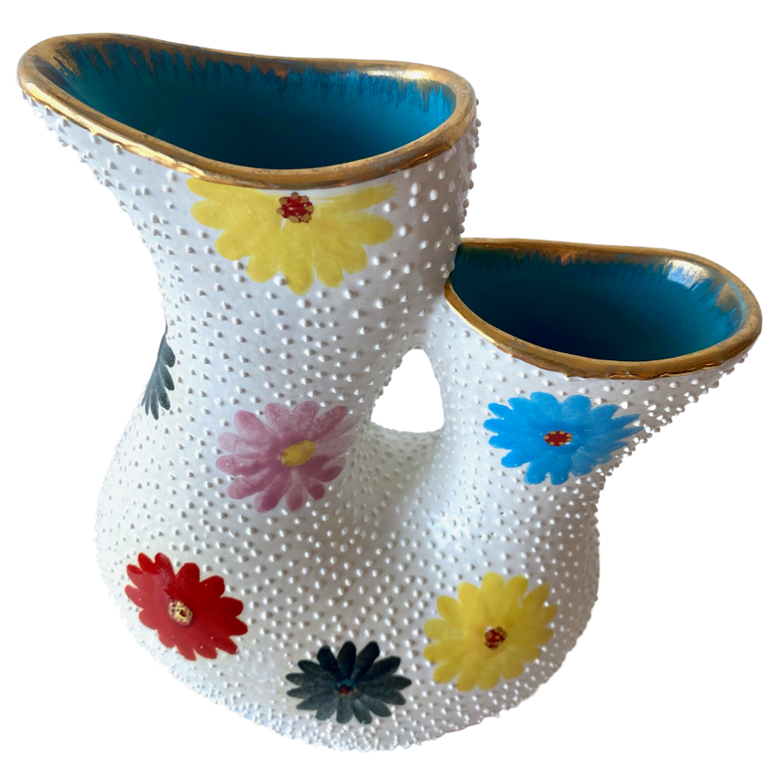 MCM HAND PAINTED ITALIAN CERAMIC VASE