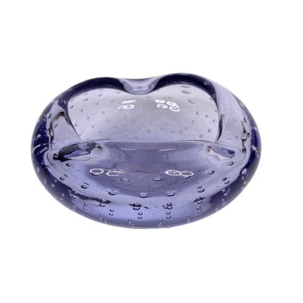 PURPLE MURANO GLASS ASHTRAY