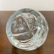 CUT CRYSTAL ORB ASHTRAY