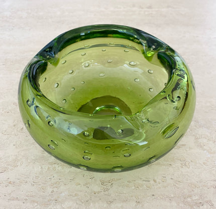 murano glass large ashtray