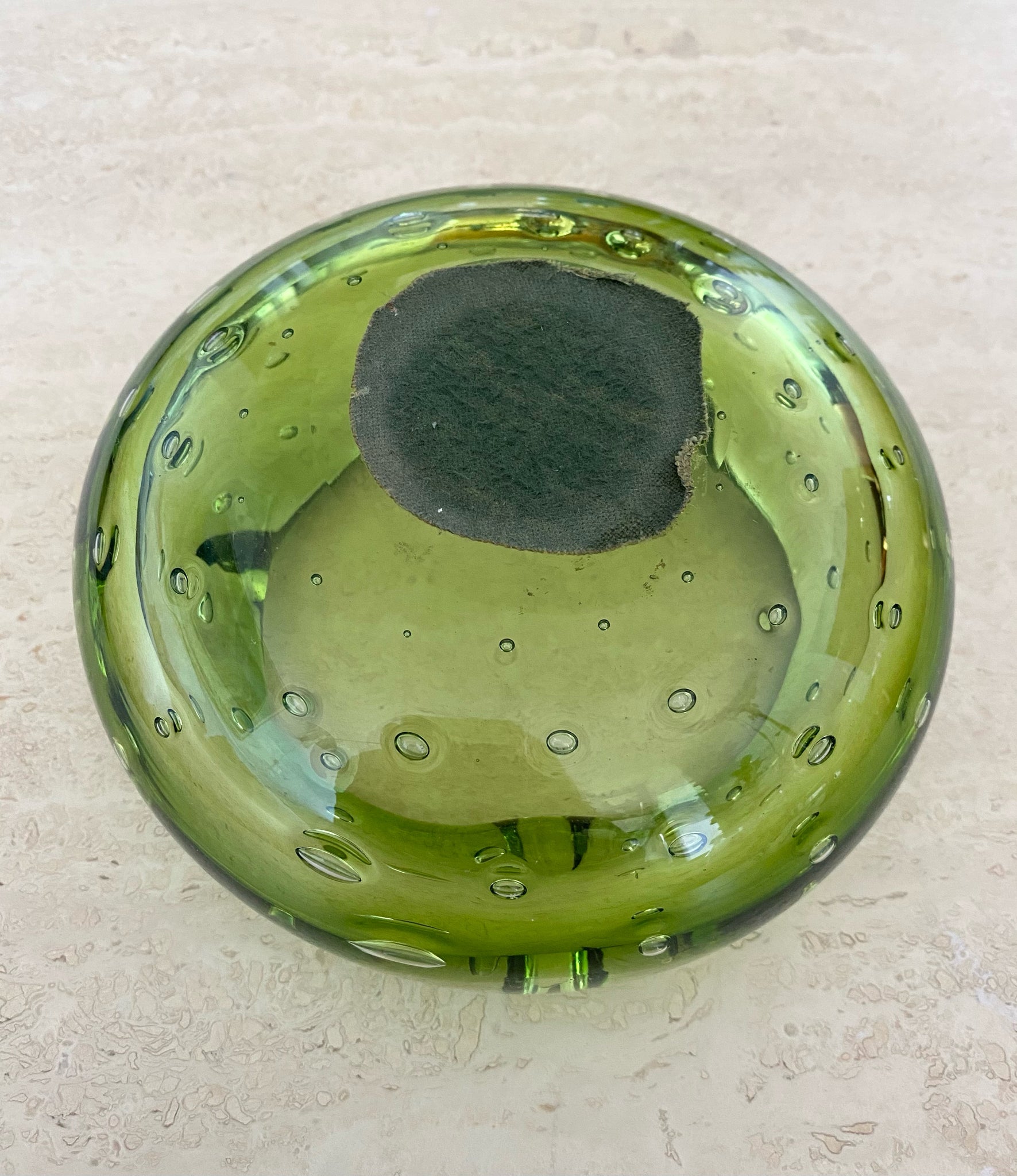 murano glass large ashtray